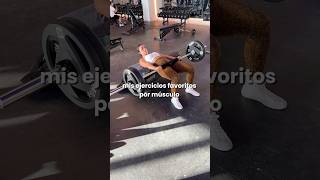 Mis ejercicios favoritos por músculo fitness fit gym gymmotivation [upl. by Tirreg]