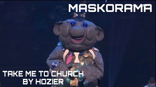 Stein sings “Take Me To Church” by Hozier  MASKORAMA SEASON 5 EPISODE 2 [upl. by Aikrehs587]