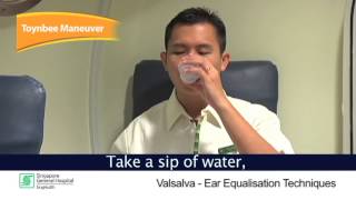 Valsalva Ear Equalisation Techniques  Reel Health 24 [upl. by Aisnetroh]