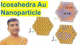 Create Icosahedral Au nanoparticles with VESTA software [upl. by Ajiram]