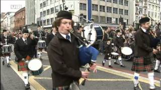 St Patricks Day celebrations in Belfast 2014 [upl. by Inavoig]