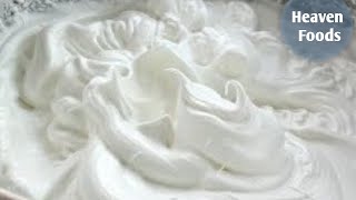 How to whip Egg Whites  Beat Egg White  2 Min Recipe  Whipped Egg Whites  Heaven Foods [upl. by Franzoni]