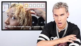 Hairdresser Reacts to People Going to The Lowest Rated Hair Salons [upl. by Iene914]