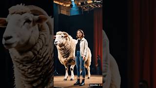 Woman performs fusion with sheep on AGT agt magic performance [upl. by Mogerly868]