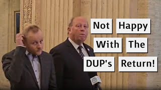 Hardline Unionists Claim DUP Return To Executive Is Betrayal [upl. by Nihhi]