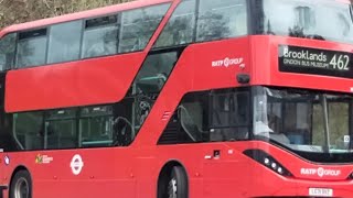 FULL JOURNEY Brooklands Shuttle Route 462 Brooklands Museum  Weybridge Station  Brooklands [upl. by Wendye]