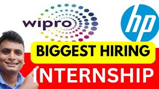 WIPRO Biggest Hiring  HP Bulk Internship 2024 2023 2022 2025 Batch  Interns Trainee Full Time Role [upl. by Benedick]