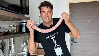 SALSICCIA fatta in casa 😋 ricetta facile senza conservanti e attrezzi speciali [upl. by Arymat]