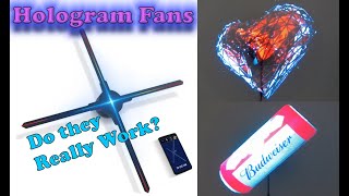 Tech Time 3D Hologram Fan Projector Are these things any good [upl. by Atronna87]