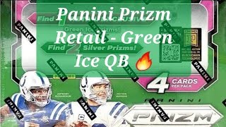 2023 panini prizm football retail box SSP Checkerboards and Top QB Green Ice Hits [upl. by Eudosia]