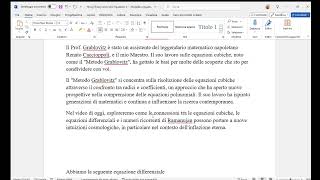 Connessioni Matematiche tra Equazioni Cubiche e Differenziali Implicazioni Cosmologiche [upl. by Nevi]