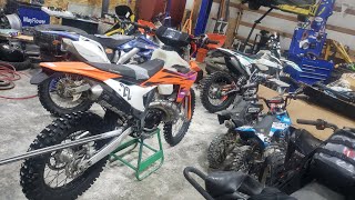 Review 2024 ktm 300 xcw 55 hours [upl. by Hairam]