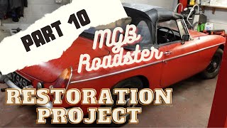 MGB Roadster Restoration Carpets Panels and Seat Belts fitted Plus Walk Around [upl. by Elrod]