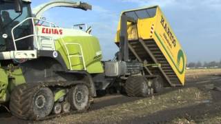 Claas 960 Terra Trac Grasdrogerij Hartog [upl. by Nnitsuj]