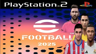 PS2  PES 2025 en ESPAÑOL SEPTIEMBRE REVIEW by JRPlayco [upl. by Llyrpa]