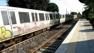 Ostia Antica station Rome–Lido railway Italy [upl. by Eveleen]