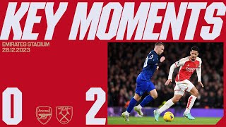 HIGHLIGHTS  Arsenal vs West Ham United 02  Premier League [upl. by Vinn]