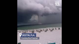 Massive waterspout in Destin Florida [upl. by Aenotna]