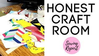 Honest Craft Room Tour  September 2016 [upl. by Kassey]