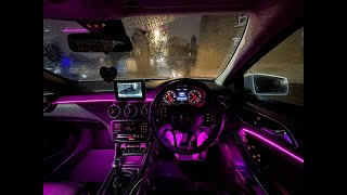 Mercedes A Class Ambient lighting Install [upl. by Krispin]