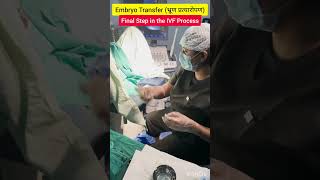 Complete Embryo Transfer process in IVF drrakshitamalik ivf ivfjourney ivfsuccess ivfspecialist [upl. by Ainaj]