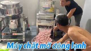 Máy chặt mỡ đông lạnh [upl. by Dupuis]