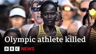 Olympic athlete Rebecca Cheptegei dies after being set alight by exboyfriend  BBC News [upl. by Aidaas]