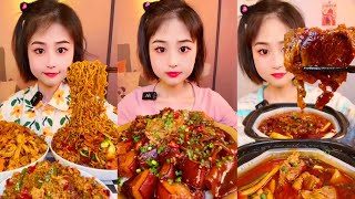 ASMR MUKBANG Spicy food a Flavor Explosion with This Chinese Food Challenge [upl. by Ettenuahs]