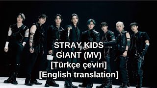 Stray Kids  GIANT Türkçe Çeviri English Translation [upl. by Ellivro740]