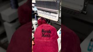 Using My Ricoma MT 2001 to embroider a new hat design for a comic book convention Market Prep Vlog [upl. by Sajovich]