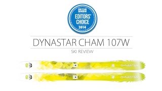 2014 Dynastar Cham 107W Ski Review  Womens Powder Editors Choice [upl. by Onin]