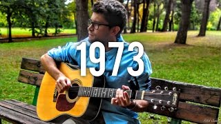 1973  James Blunt INSTRUMENTAL fingerstyle guitar cover [upl. by Aihsekyw]