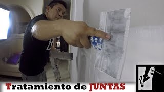 Tratamiento de Juntas Fácil para Bestauradores  Panel de Yeso  DryWall [upl. by Audun568]