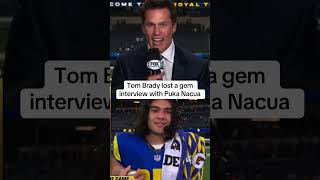 Tom Brady was impressed with Puka and the Rams performance against the Bills nflramstombrady [upl. by Llerdnod14]