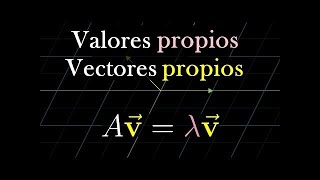 Valores y vectores Propios [upl. by Airenahs]