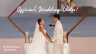 Our Official Wedding Video  Miggy and Laureen Uy Cruz by Bob Nicolas [upl. by Ecyle]