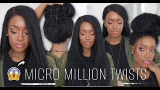 😱 NO WAY Watch Me Flat Iron My 30quot Micro MILLION Twist Wig  quotDIP amp SLIDEquot Method  MARY K BELLA [upl. by Herzel]