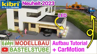 H0 Kibri Neuheit 2023 Kubushaus Anna  CarMotion Viessmann und Beleuchtung [upl. by Masha]