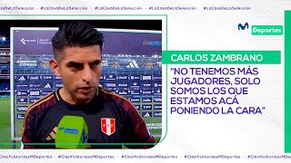 ARGENTINA 10 PERÚ DECLARACIONES DE CARLOS ZAMBRANO TRAS EL PARTIDO  CLASIFICATORIAS 2026 🇵🇪⚽🇨🇱 [upl. by Sharp]