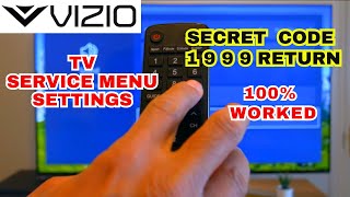 How to Access VIZIO TV service menu  VIZIO TV Hidden Menu  Proven Tested Code  100 worked [upl. by Ahsata462]