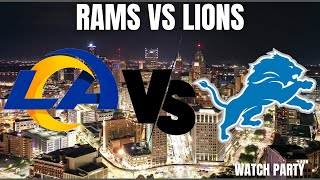 Lions Vs Rams SNF Live Watch PartyReaction WK1 [upl. by Kinsman]