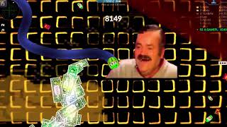 WORMS GAME PLAY  Big instantly 8000  snake top  22  real  Trolling  funny gameplay 2024worm [upl. by Ahsinrac43]