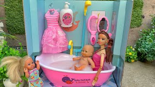 Barbie Doll All Day Routine In Indian VillagePinky Ki Kahani Part 423Barbie Ki Hindi Kahani [upl. by Meela380]