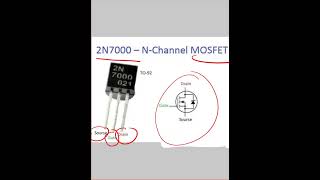 2n7000 transistor working ytshorts circuit [upl. by Llehcor]