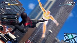 Marvels SpiderMan Miles Morales Stealth Challenge 10 Ultimate Score [upl. by Burnside]