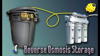 Tutorial  DIY Reverse Osmosis Holding Container [upl. by Alage691]