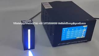 UVLED curing equipment [upl. by Ahsimat]