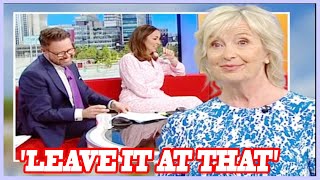 BBC Breakfasts Carol Kirkwood shuts down costar as she says leave it at that [upl. by Snell]