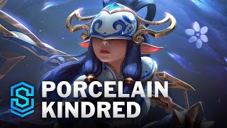 Porcelain Kindred Skin Spotlight  League of Legends [upl. by Emery]