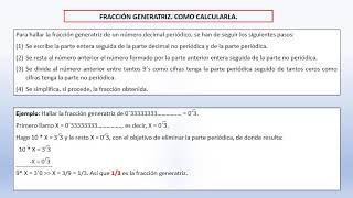 Fracción generatriz problemas 2º ESO fracción generatriz problemas [upl. by Eanaj]